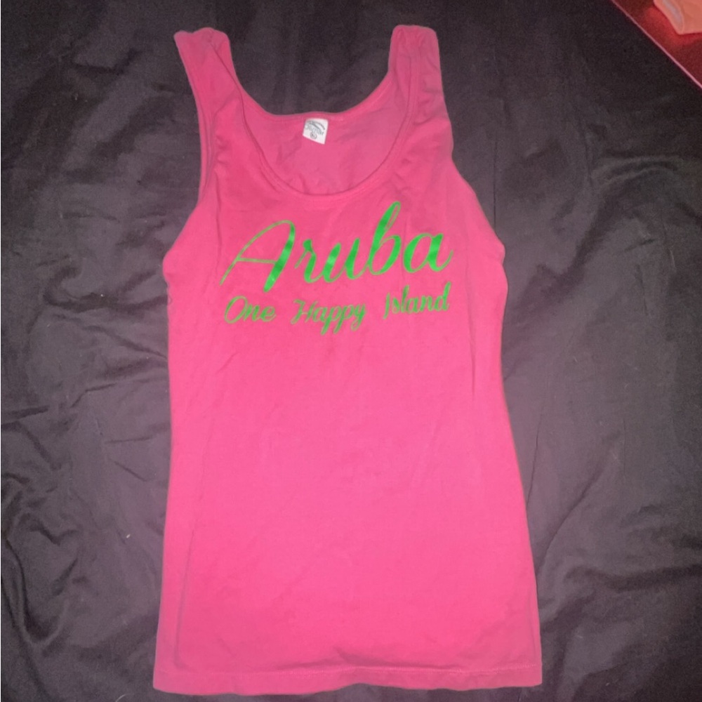 Aruba Women's Pink Tank Top